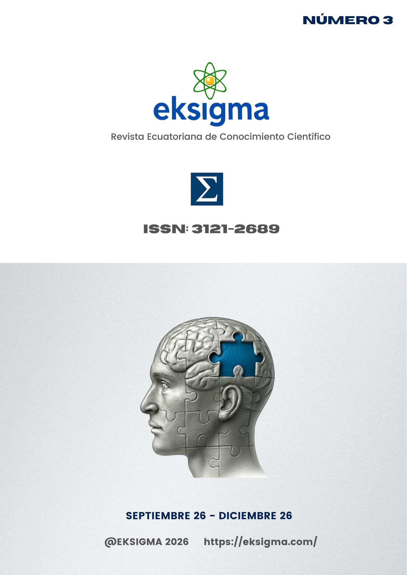					View Vol. 2 No. 3 (2026): Perspectivas para el desarrollo humano y profesional
				